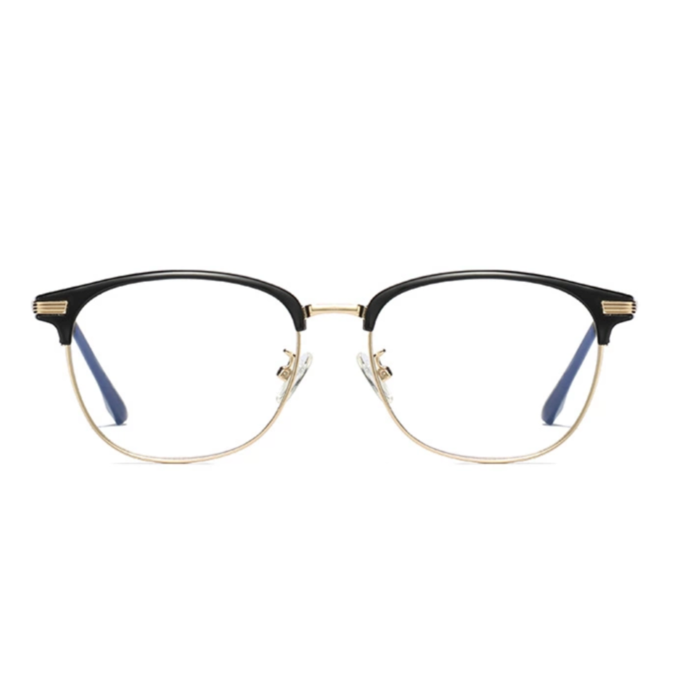 Retro Gold - Blue Light Blocking Glasses - bamblueglasses